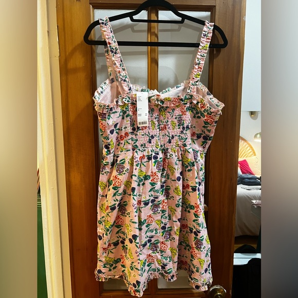 NWT Urban Outfitters Fruity Lace-Up Mini Dress, XL - Picture 3 of 4
